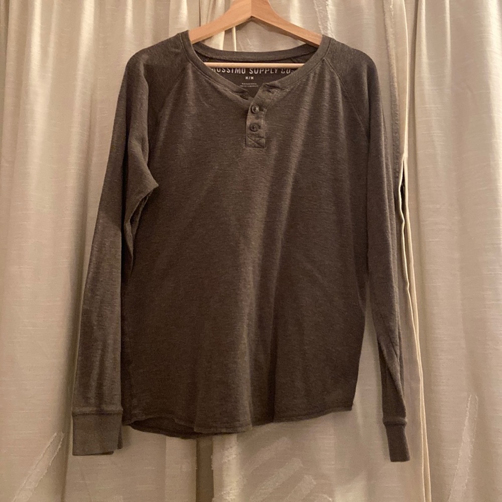 Men’s Army Green Long Sleeve